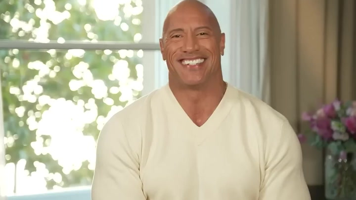 Dwayne Johnson 'proposes' to Alison Hammond and congratulates her for success
