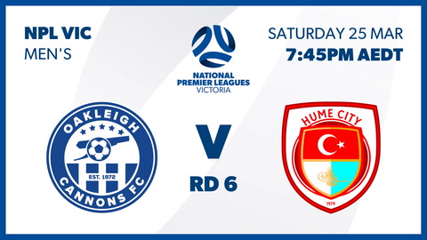 Oakleigh Cannons FC v Hume City FC