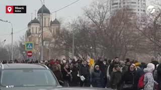 Despidieron a Alexei Navalny en un convocado funeral