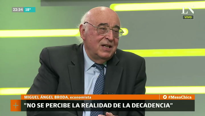 Miguel Ángel Broda: 'SI con esta inestabilidad macro vuelve el populismo, en 10 años tenemos un Madu