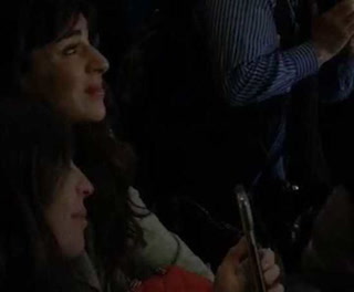 La emoción de Dalma y Gianinna Maradona con la canción de Piti Fernández en la presentación del avión Tango Dios
