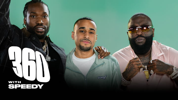 In preparation of their upcoming joint album, "Too Good To Be True," Meek Mill & Rick Ross decided to come back to the show and chat it up with our boy Speedy. In this hilarious convo, the three spoke about various topics, including Meek when he first met Ross, Nicki Minaj being upset at them because of Ross' ankle monitor, and whether or not if Ross would ever squash things with 50 Cent.  The video also highlights Ross and Meek's down-to-earth personalities and their success in the music industry.  Tune in!

360 With Speedy is a long-form conversation series with your favorite musicians, actors, and celebrities that explores their never-before-heard stories and the keys to success in an ever-changing industry. 