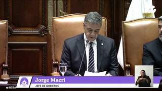 Jorge Macri en la Apertura de Sesiones: "Establecimos un equilibrio entre la libertad de circular y el derecho a manifestarse"
