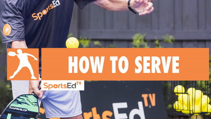 How to Serve in Pickleball: stance, contact point, and motion