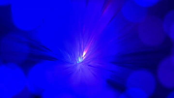 Colored light from Fiber Optics 