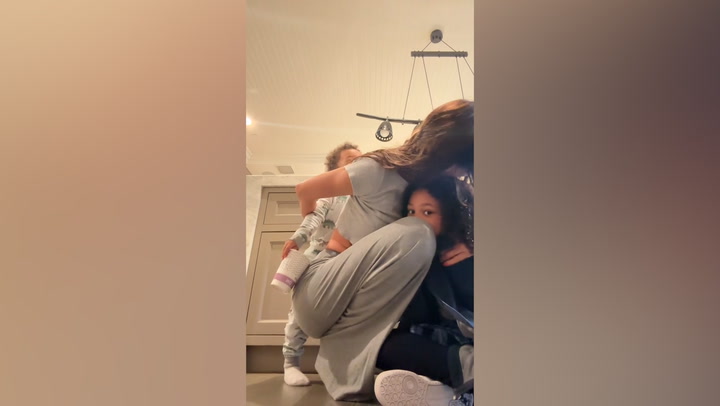 Kylie Jenner shares video of morning routine with children Stormi and Aire
