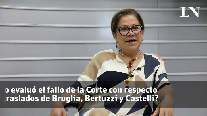 Graciela Camaño sobre el traslado de los jueces