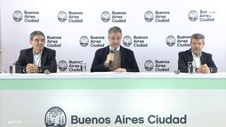 Jorge Macri presentó el plan de vacunación de la Ciudad de Buenos Aires junto a Fernán Quirós