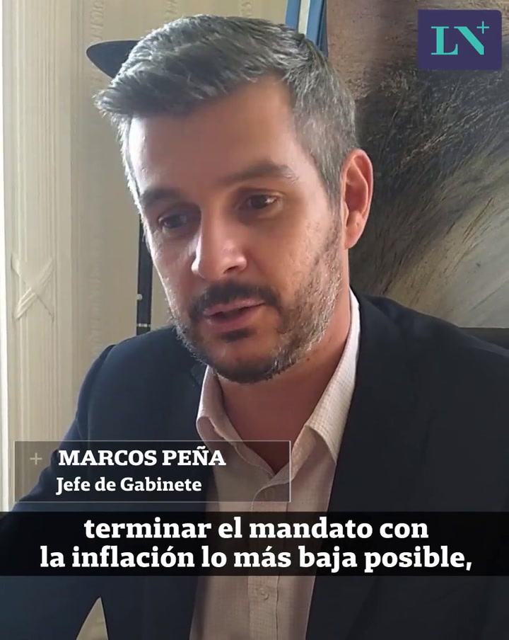 Marcos Peña habló sobre el objetivo de bajar la inflación
