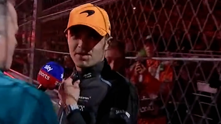 F1's Lando Norris expresses concerns about Las Vegas track moments before crash