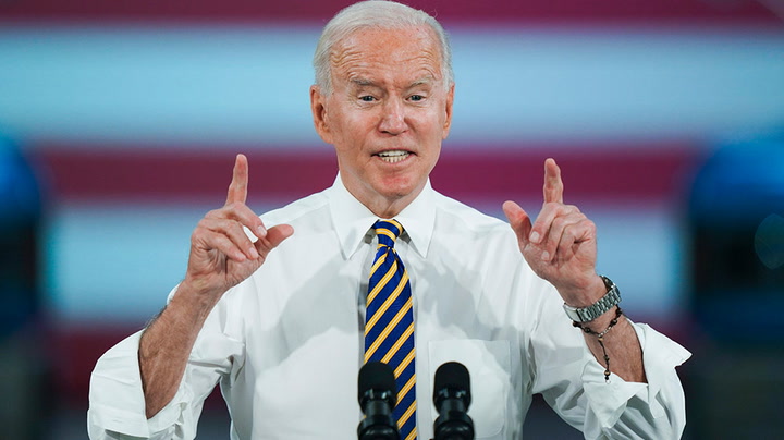 Watch live as Biden gives remarks on pace of vaccinations among Americans