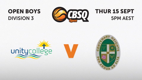 Unity College (Boys) v Centenary Heights State High School
