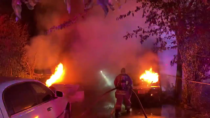 Illegal fireworks damage homes and cars in Austin, Texas | News | Independent TV