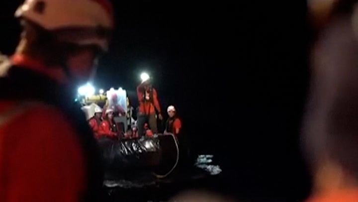 Rescue ship plucks 118 migrants from unseaworthy boats in Mediterranean