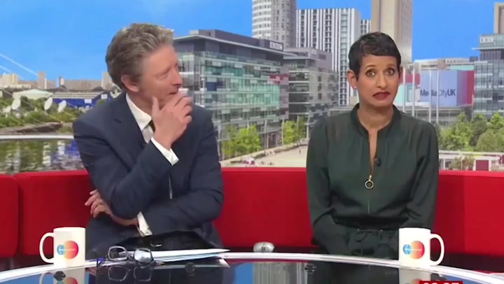 BBC Charlie Stayt tells guest to 'stop talking' as Naga Munchetty calls him 'rude'