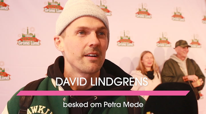 David Lindgrens besked om Petra Mede: ”Jätteledsen”