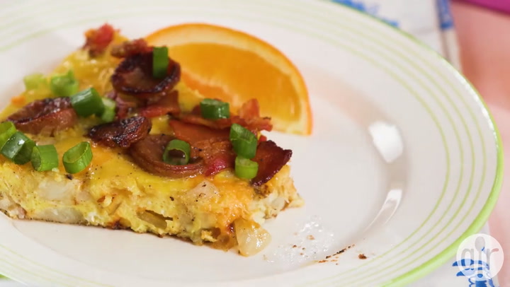 Cheesy Potato, Egg, and Bacon Skillet » Sea Salt Savorings