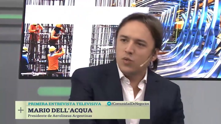 Entrevista a Mario Dell' Acqua, presidente de Aerolíneas Argentinas