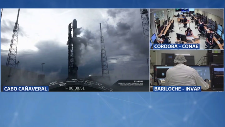 Así fue el exitoso lanzamiento del nuevo satélite argentino Saocom 1B