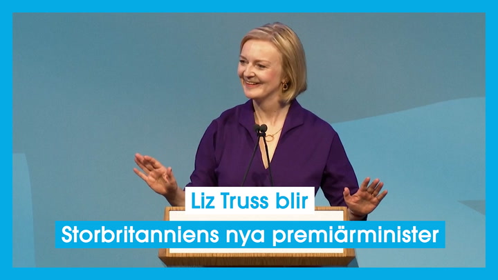 Liz Truss blir Storbritanniens nya premiärminister