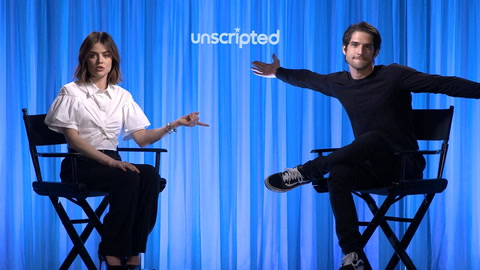 'Truth or Dare' | Unscripted | Lucy Hale, Tyler Posey