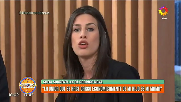 Sofía Sorrenti, la ex de Rodrigo Noya, explicó por qué pidió un bozal legal. Fuente: El Trece