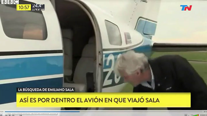 Cómo es por dentro el avión en el que viajó Emiliano Sala - Fuente: TN