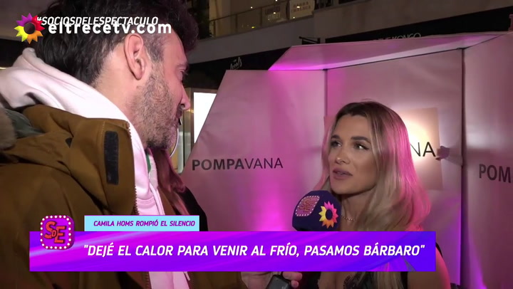 Camila Homs habló por primera vez de su separación con Rodrigo de Paul