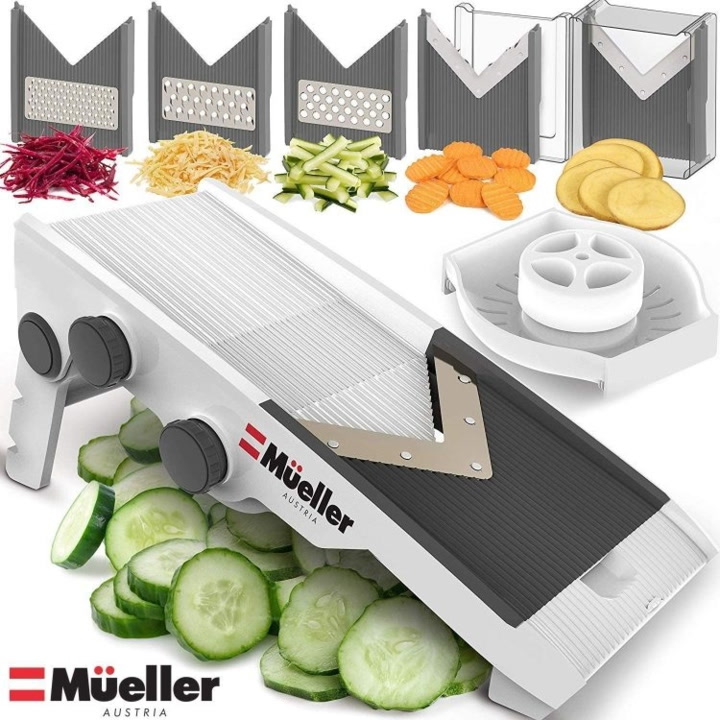 Stainless Steel Vegetable Chopper With Blade Protector - Perfect