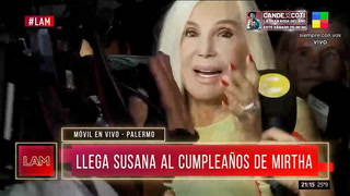Susana Giménez sorprendió a Mirtha Legrand en su cumpleaños 97