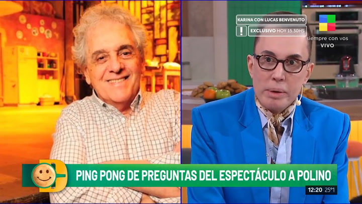 Marcelo Polino habló del estado de salud de Antonio Gasalla