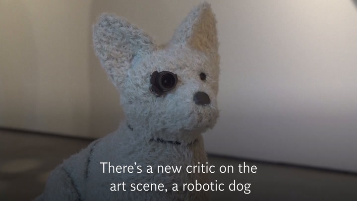 Robot dog critiques art after analysing pieces using artificial intelligence