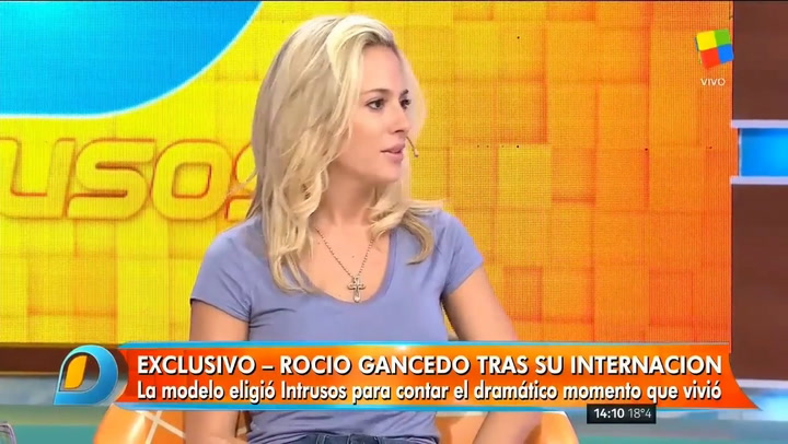 Rocio Gancedo habló tras su internación