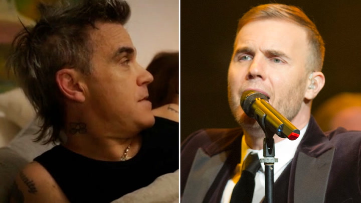 Robbie Williams jokes Gary Barlow is ‘dead’ in resurfaced video