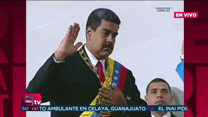 Nicolás Maduro jura como presidente reelecto de Venezuela - Fuente: Excélsior TV