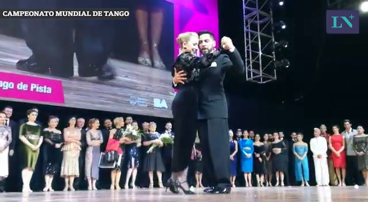 El baile de los campeones del Campeonato Mundial de Tango