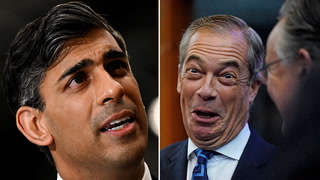 Sunak refuses to confirm if he would welcome Farage to Tory party