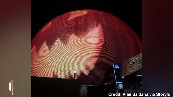 SPOOKY! Las Vegas Sphere Transformed into Giant Jack-O'-Lantern for Start of October