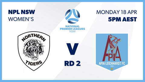 18 April - NPL NSW Womens - Round 2 - Northern Tigers FC v APIA Leichhardt FC