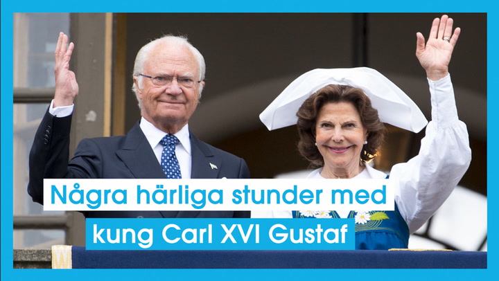 Några härliga stunder med kung Carl XVI Gustaf