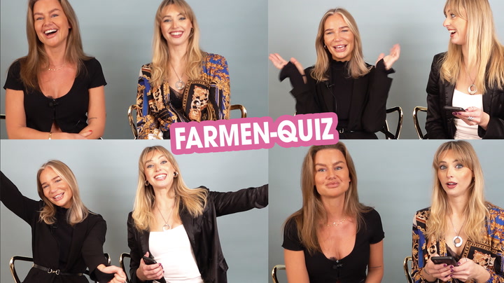 Farmen-quiz – hur många rätt får Desirée Nilsson och Cornelia Gyllborg?