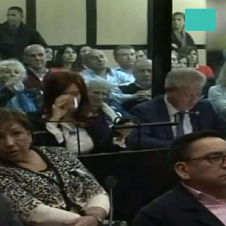 Los gestos de Cristina Kirchner en el primer juicio oral