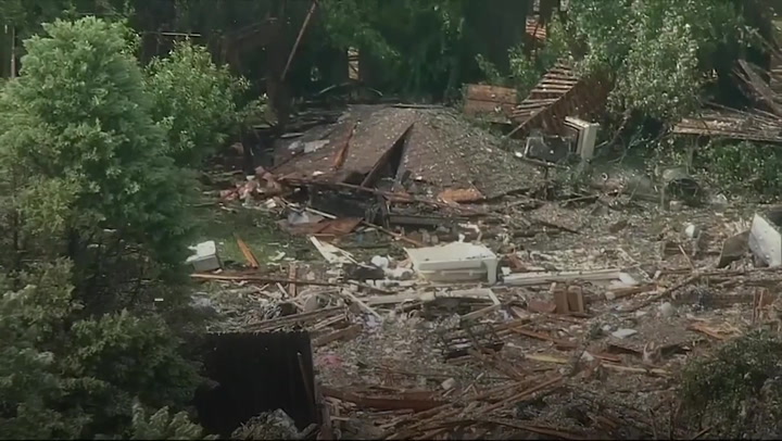House explosion in Texas leaves building in tatters, injures six