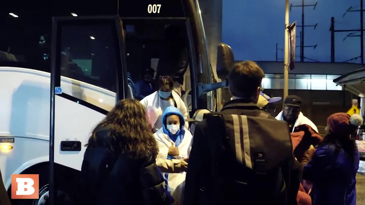 EXCLUSIVE: Migrants Exit Bus to Philly Courtesy of Texas Gov. Greg Abbott