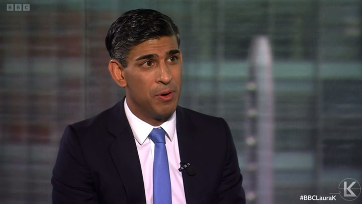 Rishi Sunak and Laura Kuenssberg clash over taxes ahead of Tory party conference
