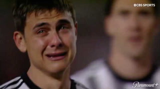 Dybala lloró en la despedida final