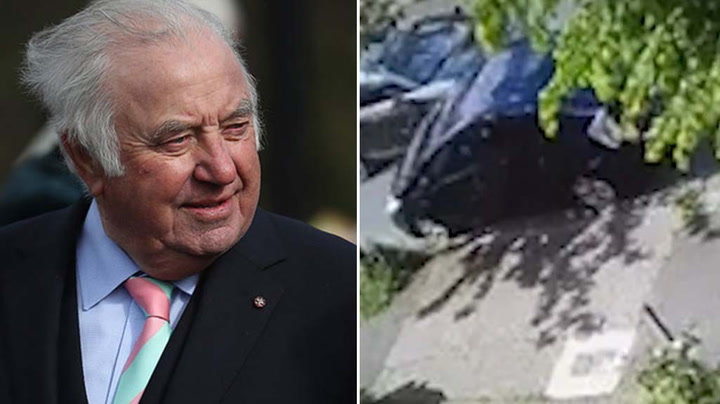 CCTV captures moment Jimmy Tarbuck crashes into car and flees scene