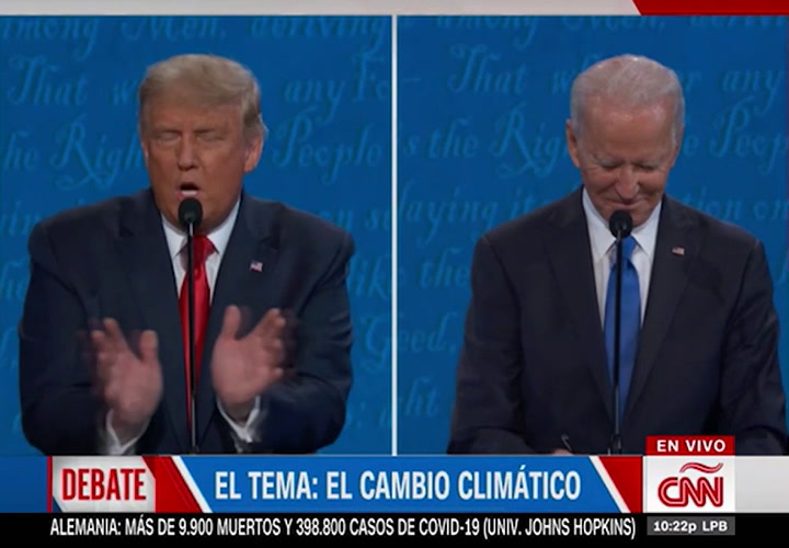 Debate presidencial 2020: El cambio climático - Fuente: CNN en español