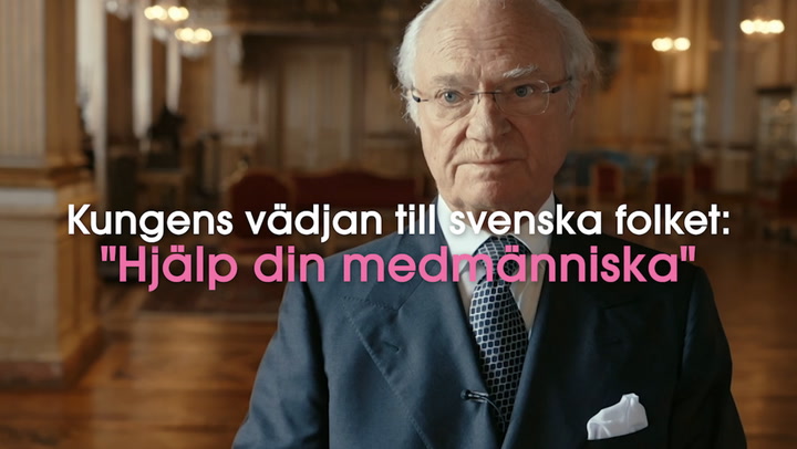 Kungens vädjan till svenska folket under coronapandemin: "Hjälp din med människa"