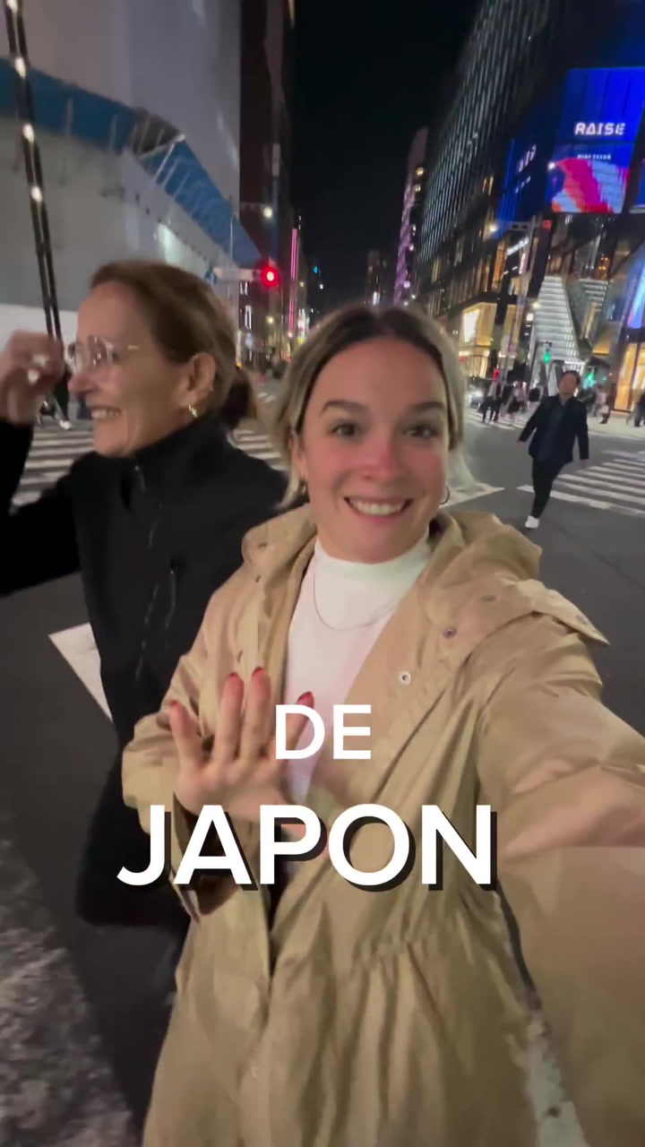 Sofía Pachano mostró lo que más le gustó de Japón